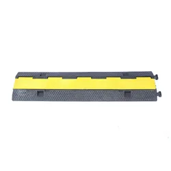 KOOJN Thickened Rubber Raceway Speed Bumps PVC Covered Wire Plates Anti Pressure Raceway Plates for Truck Crossing