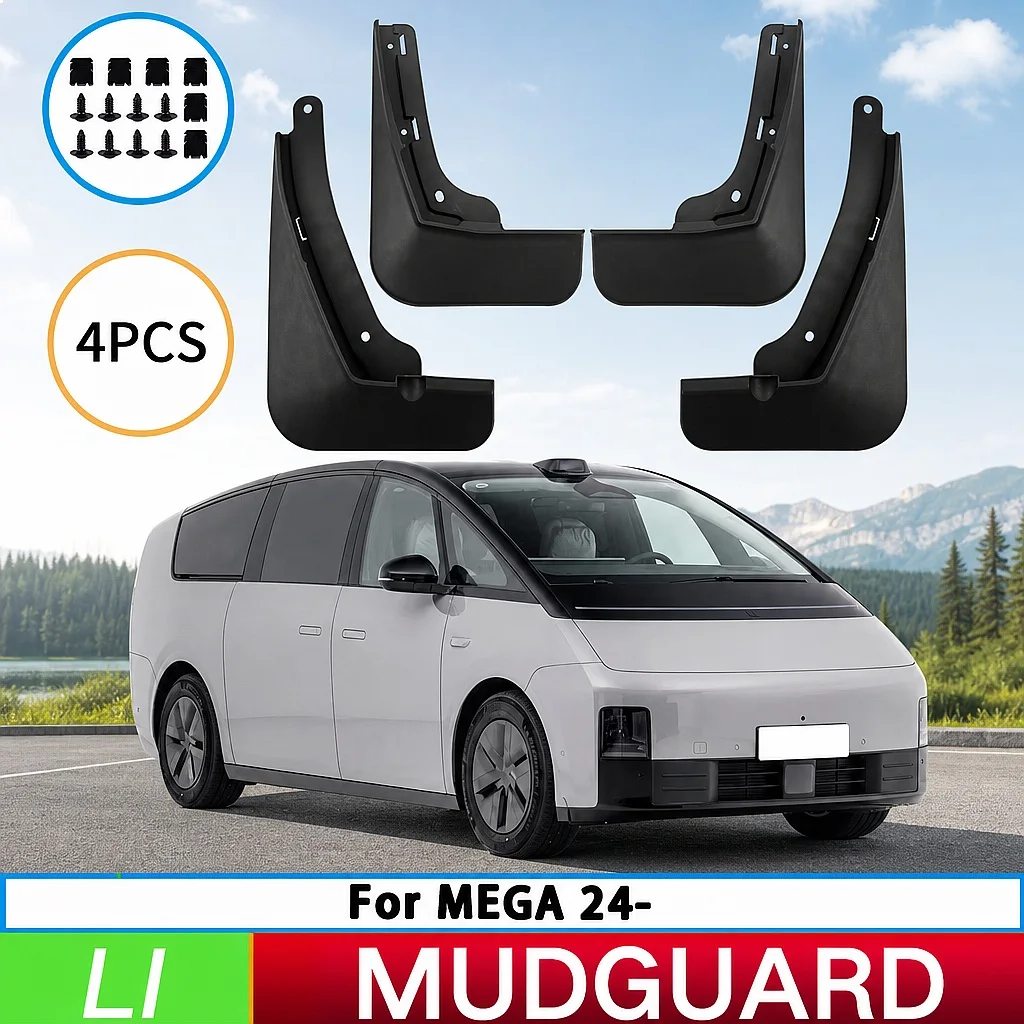 

For Leading Ideal Mega 2024 Front Rear Mudguards Car Tire Splash Guards Automotive Accessories