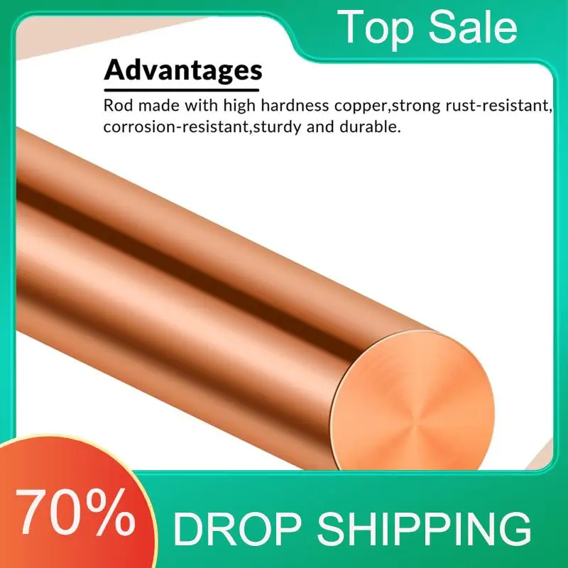 ^Прибытие для металлических поделок своими руками для хобби - 20 шт. круглый стержень из чистой меди, длина 4 дюйма, диаметр 3 мм, твердый медный стержень
