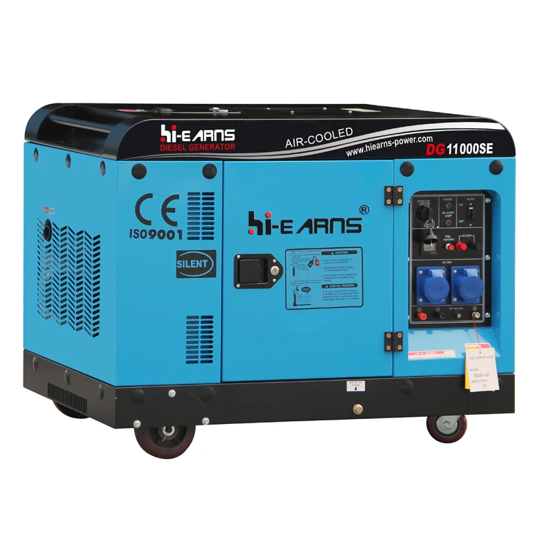 NEW type 7.5KW 8KW 10KVA air cooled silent single phase die·sel generator