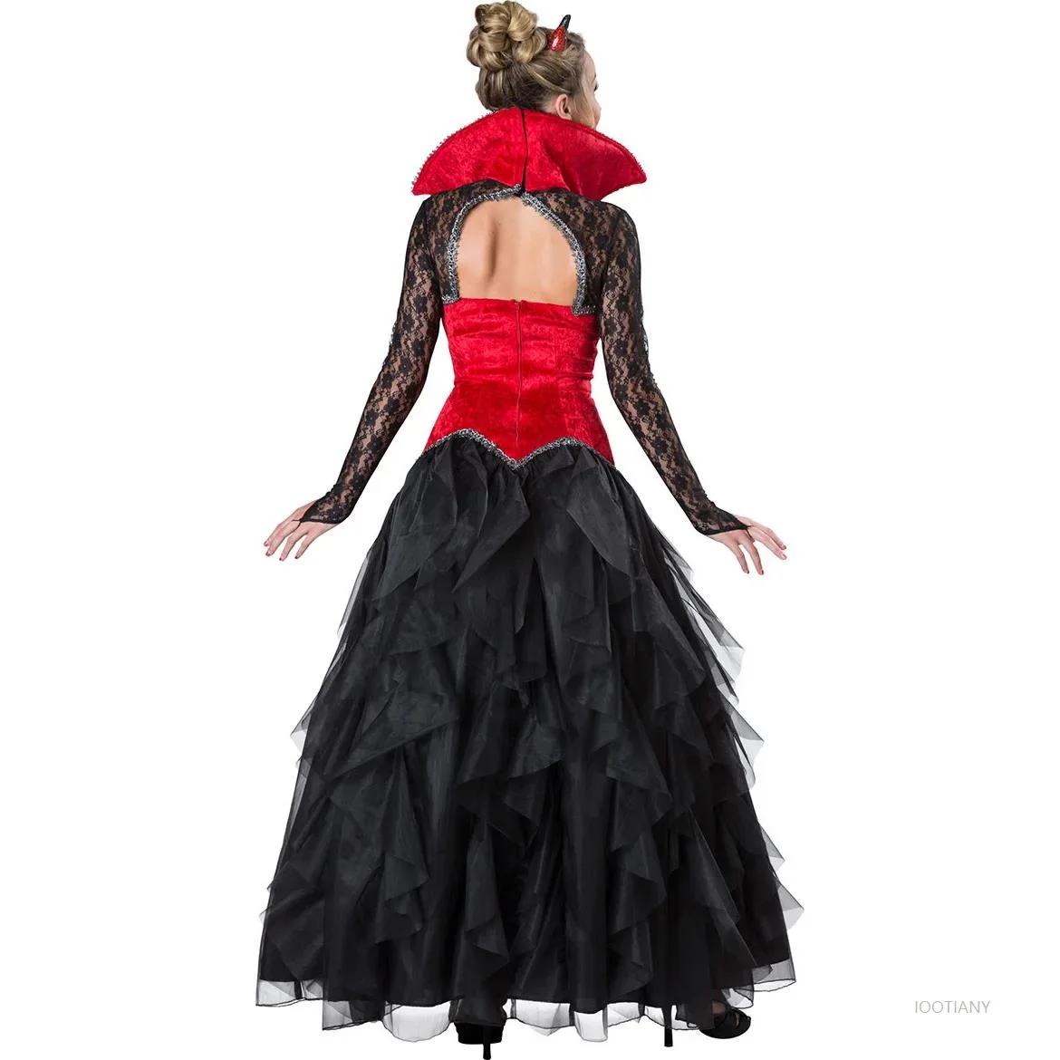 Halloween Day of the Dead Gothic Horror Vampire Witch Cosplay Costume Horror Evil Zombie Medieval Costume