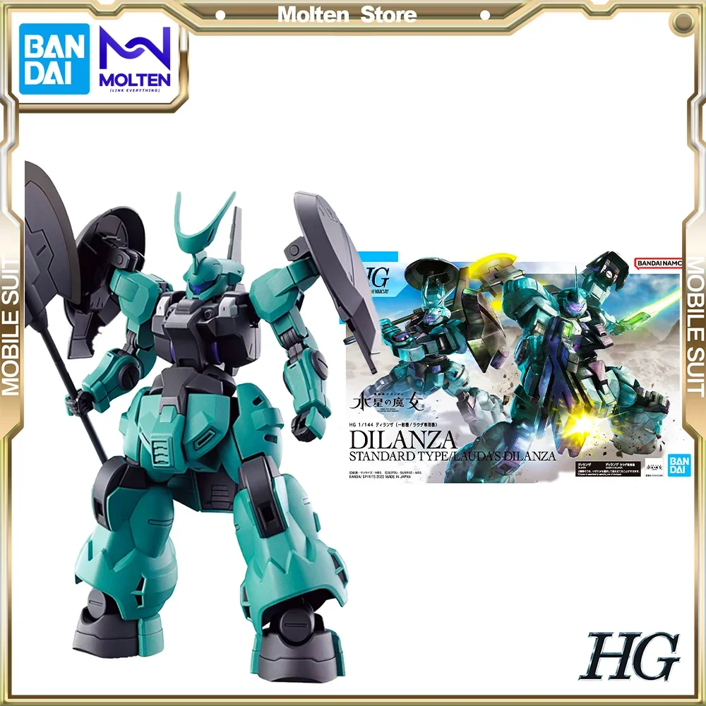 

BANDAI Original HG1/144 Gundam DILANZA STANDARD TYPE (LAUDA USE) The Witch From Mercury Mobile Suit Gundam Model Kit GunplaAnime