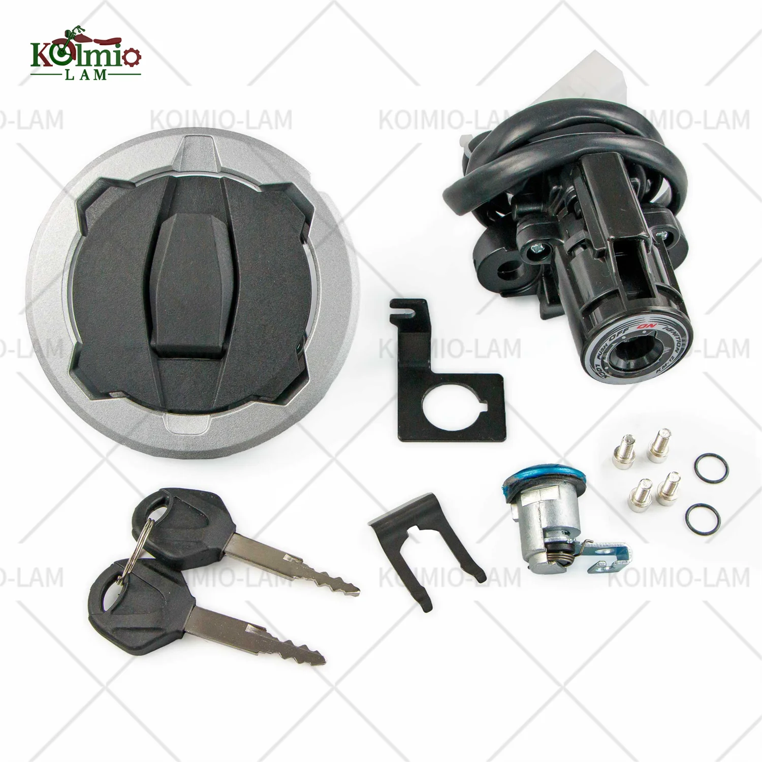 

Fit For Kawasaki NINJA 500 / SE 2024 - 2025 Motorcycle Accessories Ignition Switch Gas Cap Cover Seat Lock Key Set