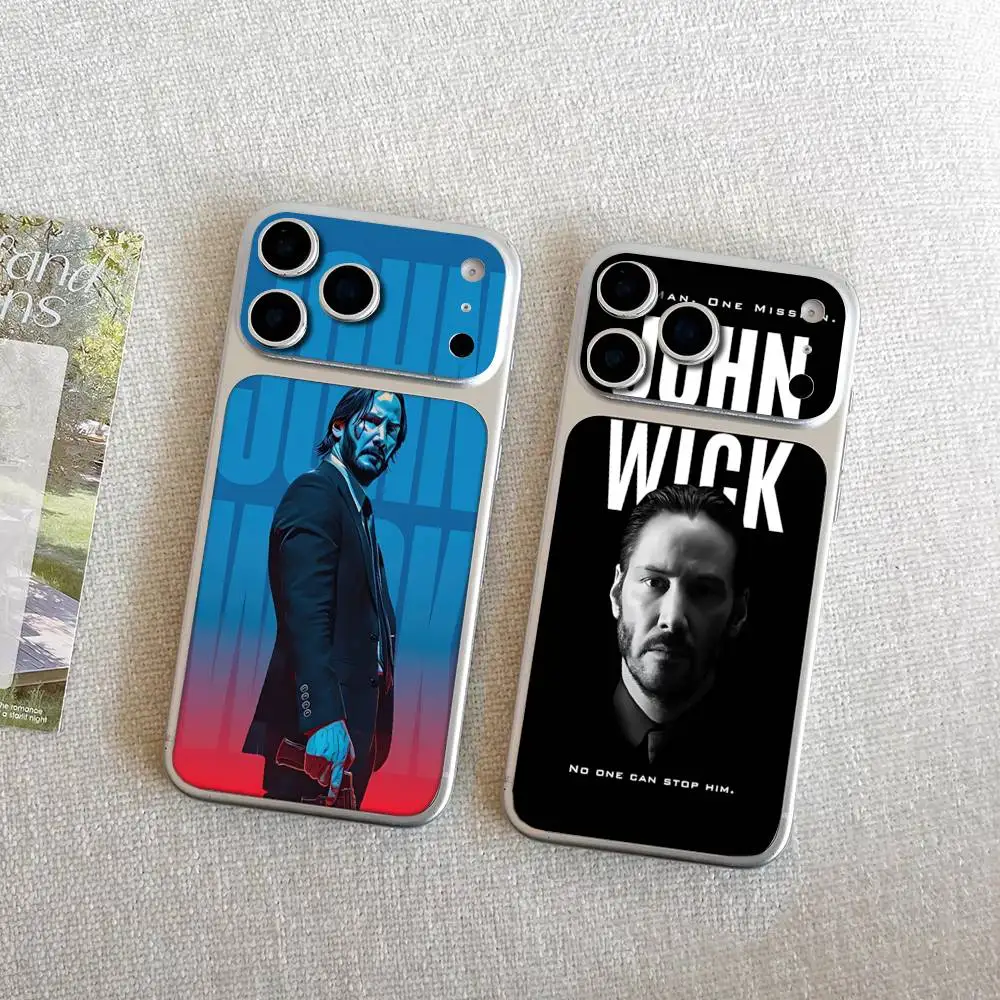 

1pc Classic J-john Movie W-wick For IPhone 17 Pro/17 Pro Max Protective Film For Back, Camera(Not Phone Case)