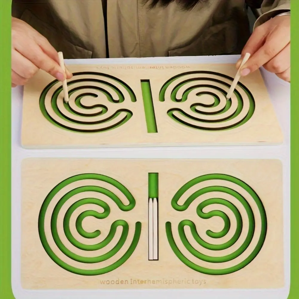 Trajectory Control Left Right Brain Puzzle Hand Brain Coordination Focus Training Brain Training Toys Pen Movement