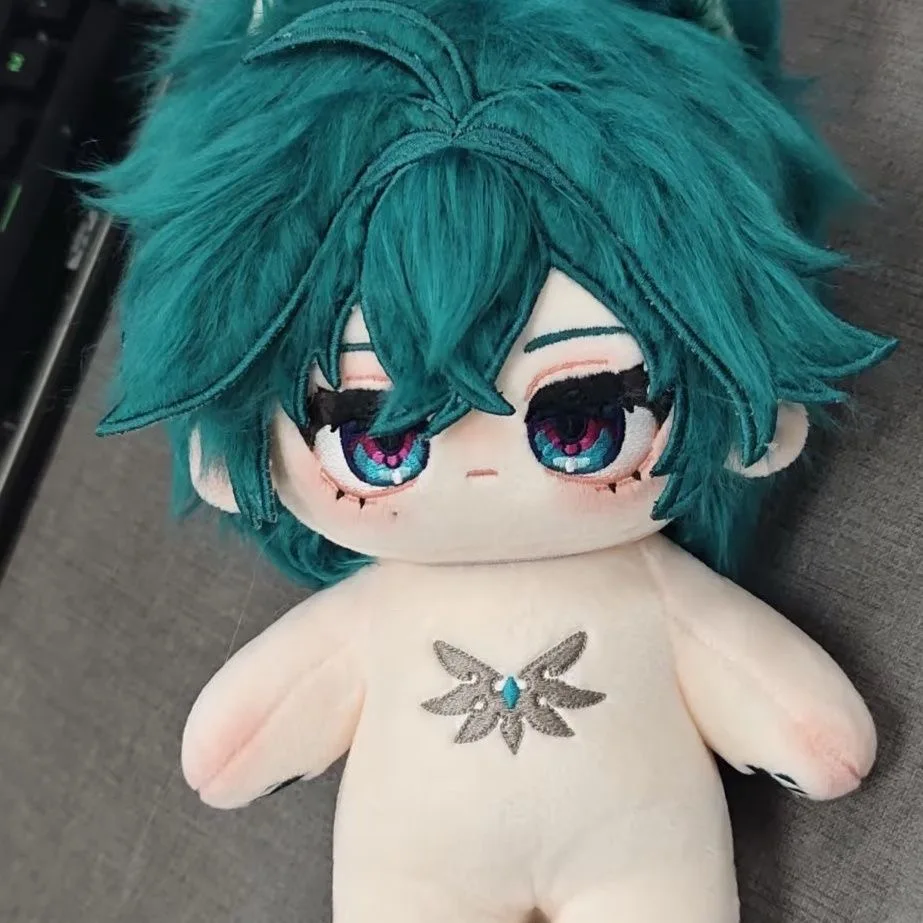 

20cm Anime Genshin Impact Lohen Plushie Stuffed Dress-up Lohen Plush Doll Body Toy Collectible Figure Birthday Christmas Gift