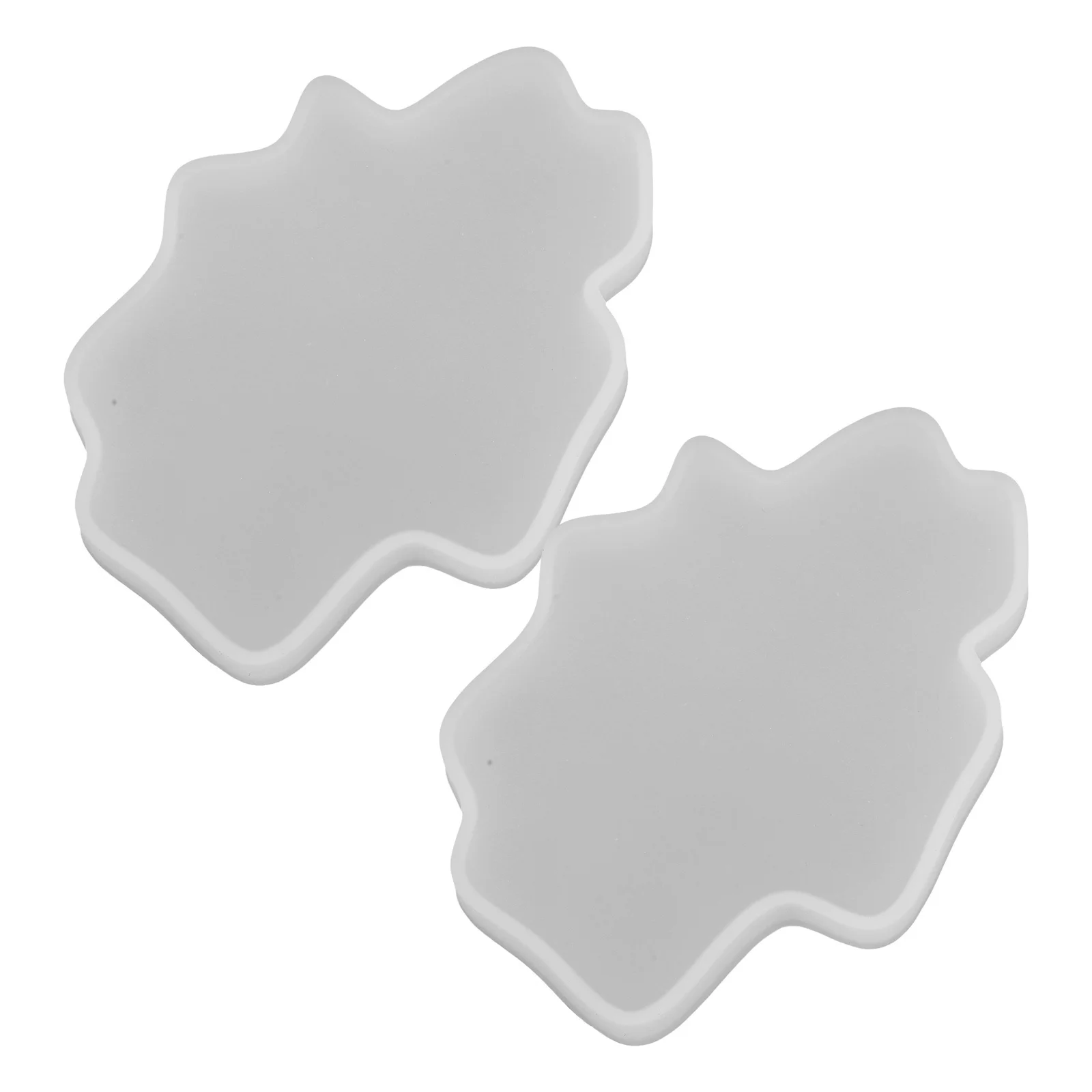 

2pcs Resin Coaster Mold Small Size Reusable Silicone Mold For Diy Bowl Mat Pendant Decorations Epoxy Art Craft Jewelry Making
