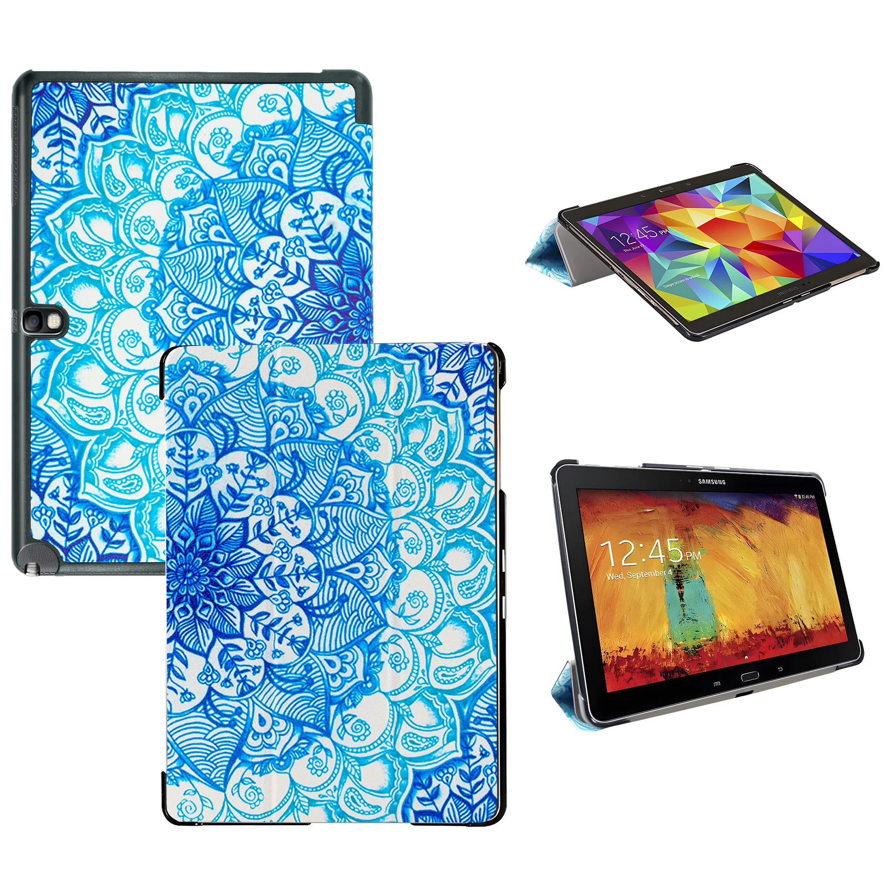 حافظة متوافقة مع هاتف Samsung Galaxy Note 10.1 بوصة SM-P600 P601 P605 اللوحي وسامسونج جالاكسي تاب برو 10.1 SM-T520/T52 #1