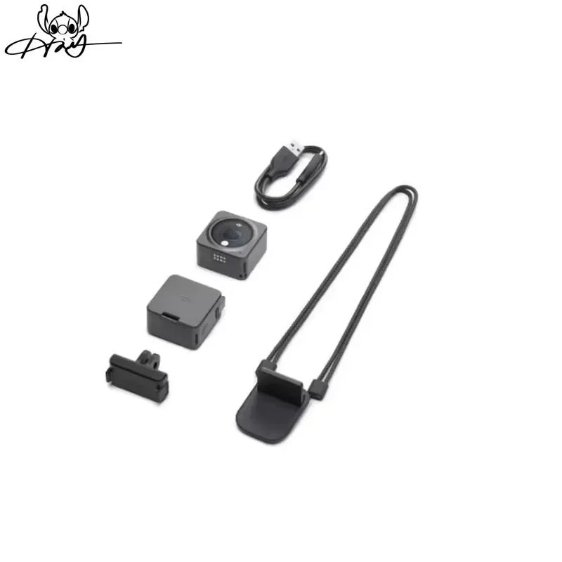 Action 2 Portable Wearable Camera 4K 120fps Ultra Wide FOV Horizontal Stabilization 10m Waterproof for Outdoor Sports