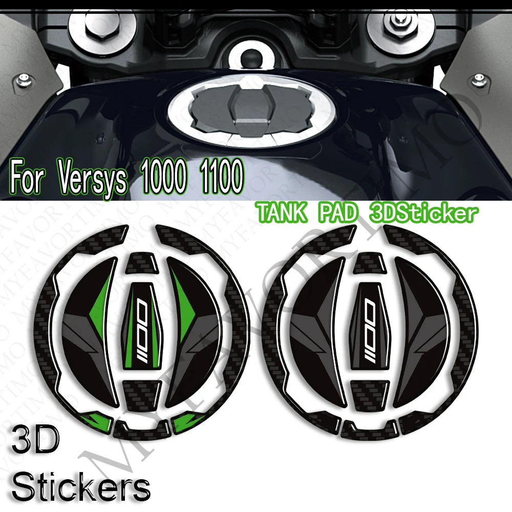 For Versys 1000 1100 SE LT Decals Protection 3D Epoxy Resin Sticker Fuel Oil Tank Pad Stickers  Kit Fuel Tank Pad Motorcycle