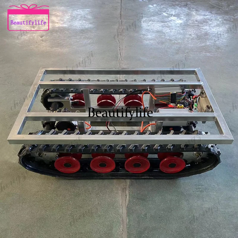 a55  Remote Control Electric Tracked Car All Terrain Crawler Transport Vehicle