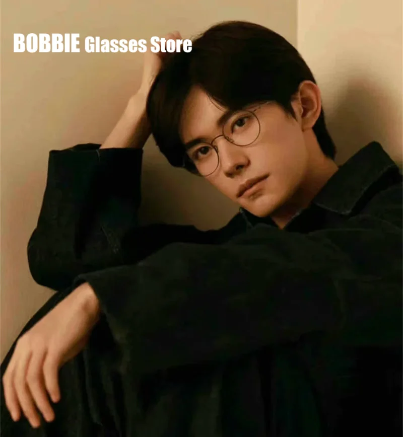 Glasses Frame Classic Round Men Women Eyeglasses Titanium TT Air Eyewear Brand Design Gafas 6g Light Thin Rim Denmark No Screws