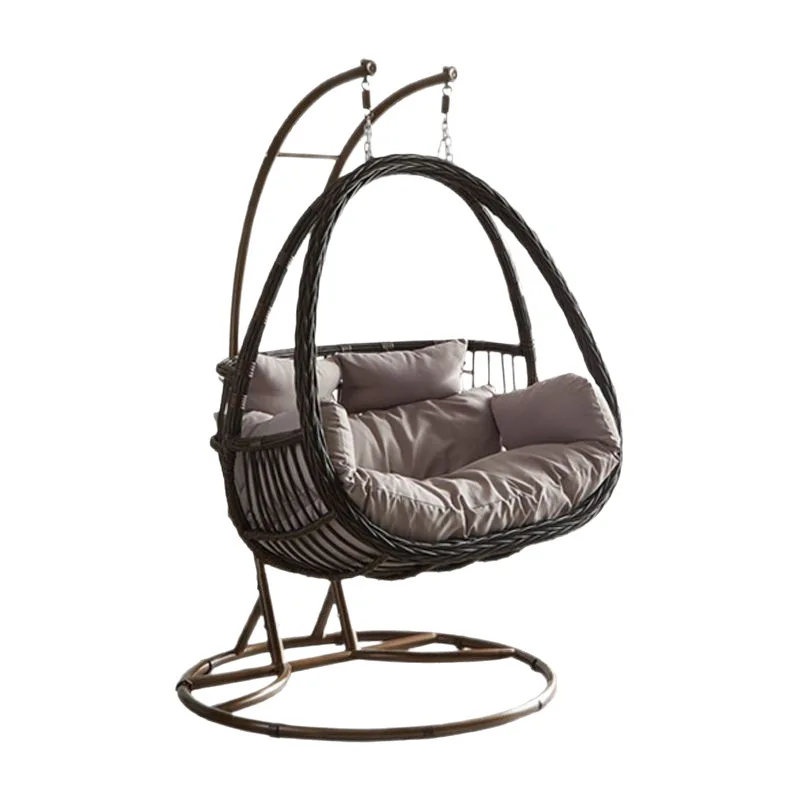 

Hammock Balcony Cradle Household Hammock Lazy Swing Indoor Double Hanging Rocking Chair Three-piece Set