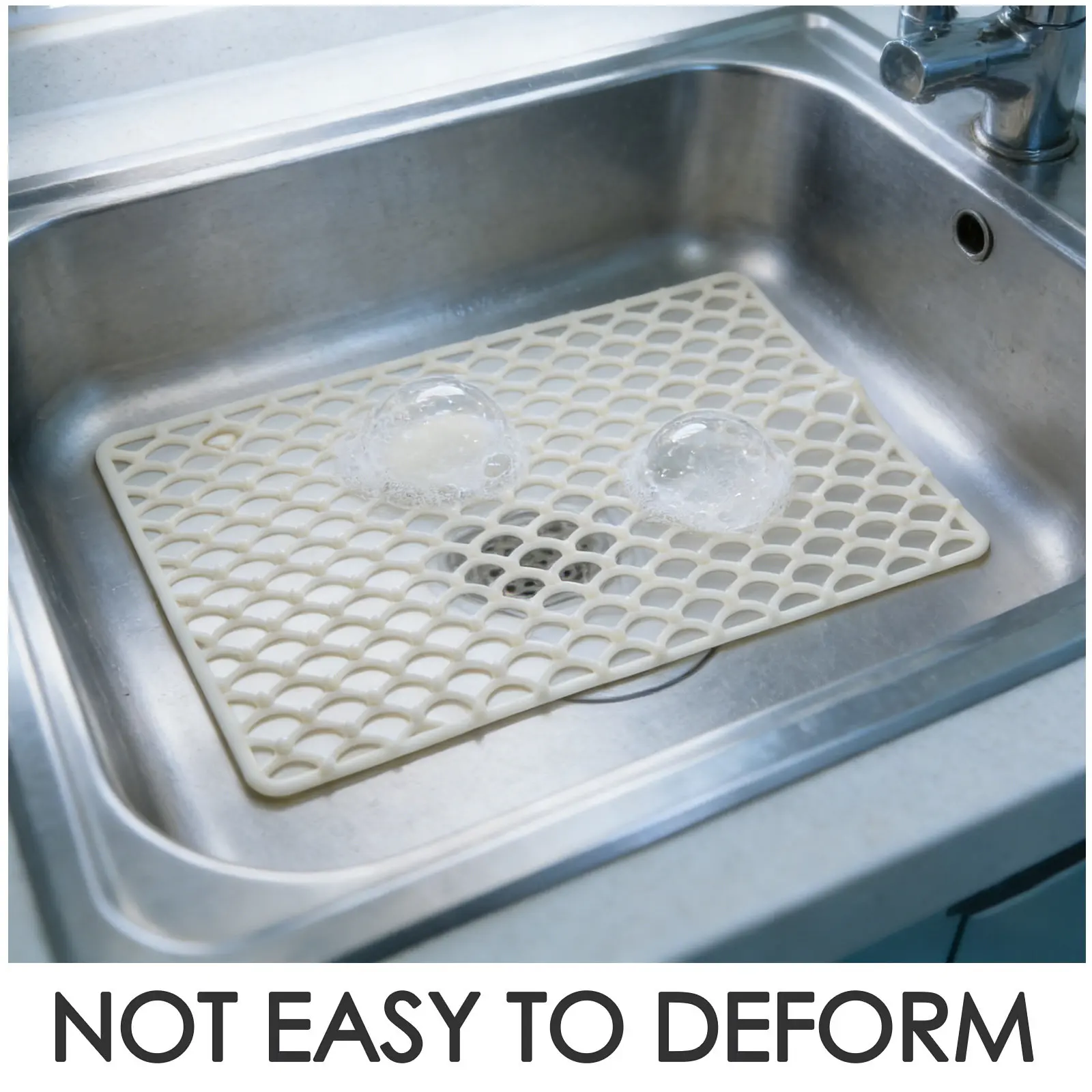 

Силиконовый защитный коврик для кухонной раковины: термостойкий, нескользящий, для дна раковины из нержавеющей стали и фарфора, быстросохнущий.