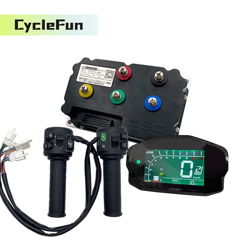 

FarDriver DC 190A BLDC ND72360 3000W Controller With DKD Display and Throttle For Electric Scooter