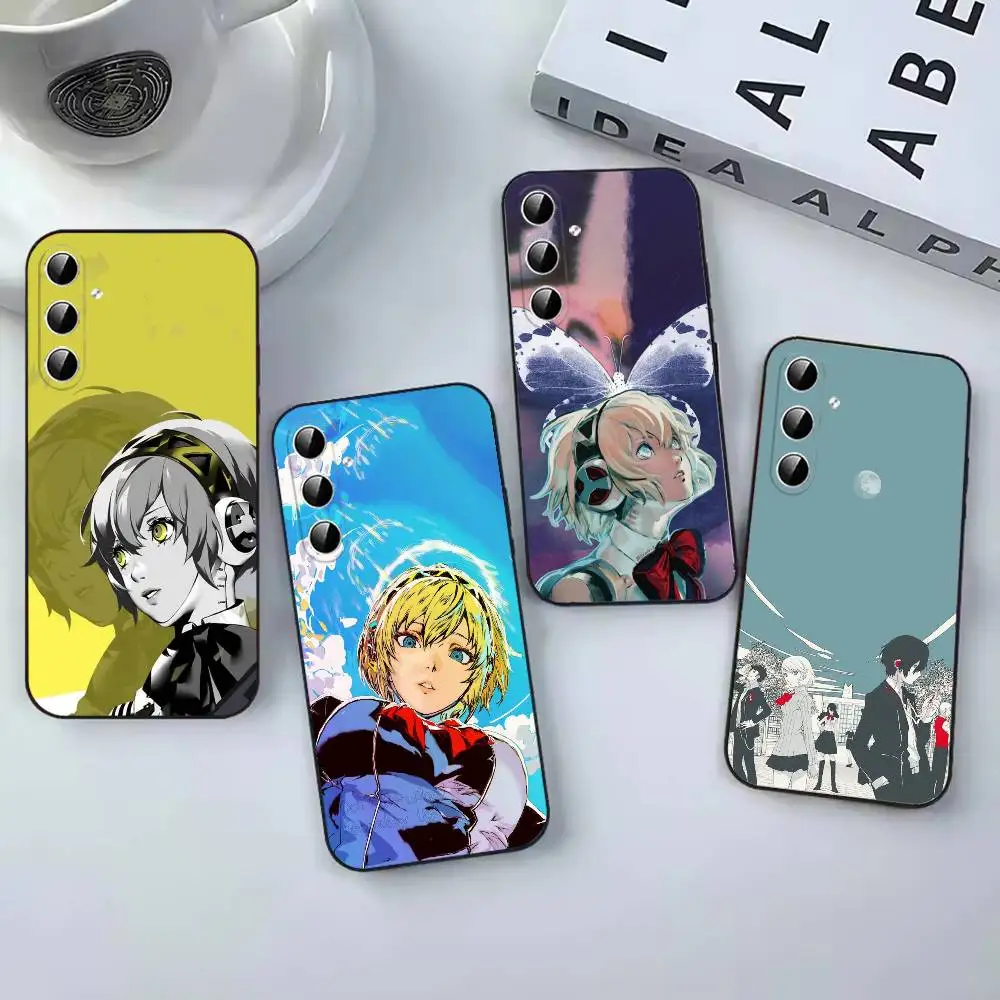 Aegis P3 Game Persona 3 Fashion Black coque Phone Case For Samsung Galaxy A12,22,32,52,53,71,73, Note9,10,20 Ultra