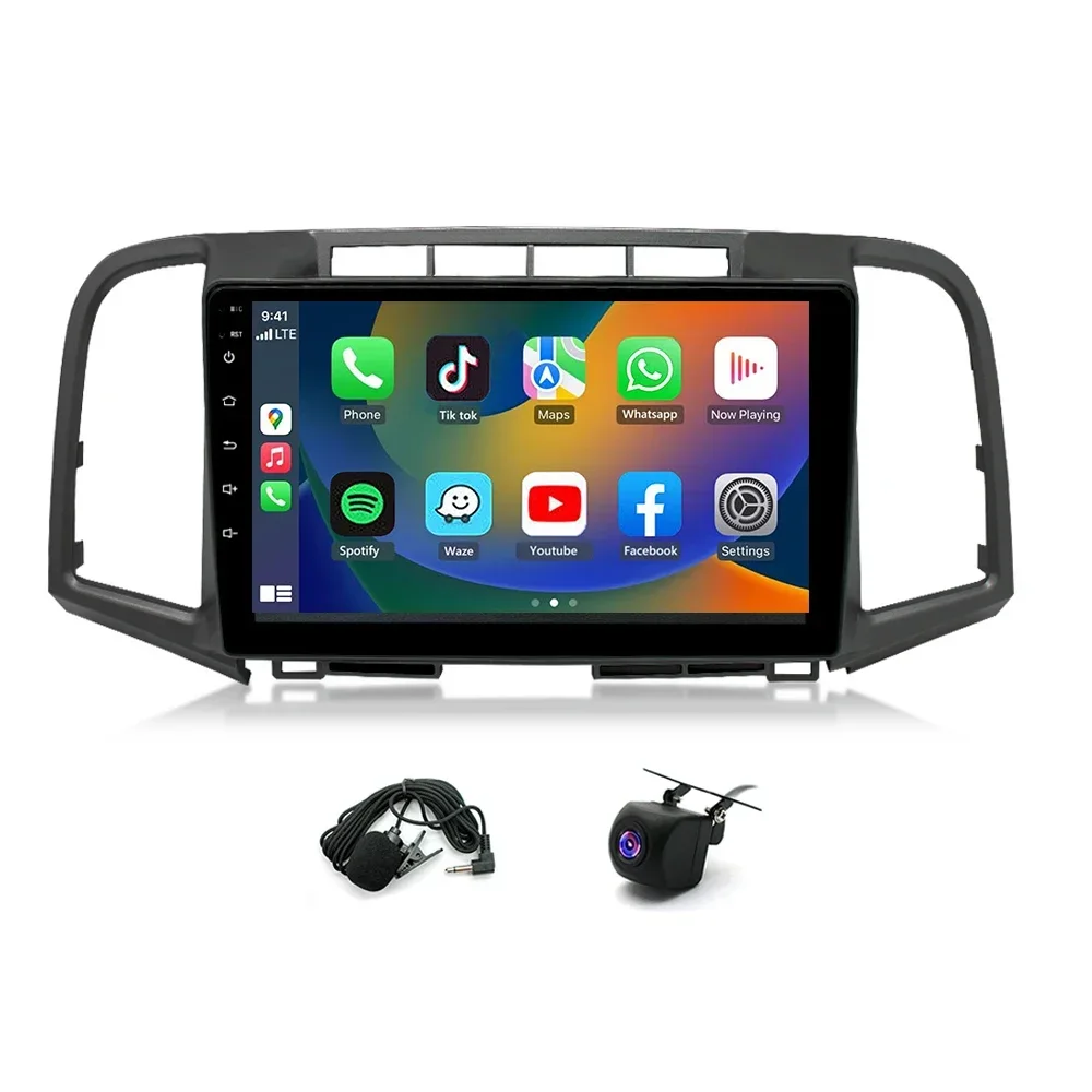 4 + 64 جيجابايت مشغل فيديو الوسائط المتعددة أندرويد 13 سيارة نظام تحديد المواقع راديو ستيريو واي فاي اللاسلكية Carplay أندرويد السيارات لتويوتا فينزا 2008-2016 9" #4