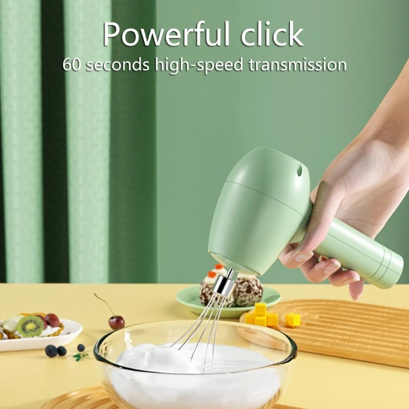 Wireless Mini Mixer Electric Food Blender Handheld Mixer Egg Beater Automatic Cream Food Cake Baking Dough Mixer Kitchen  Tools