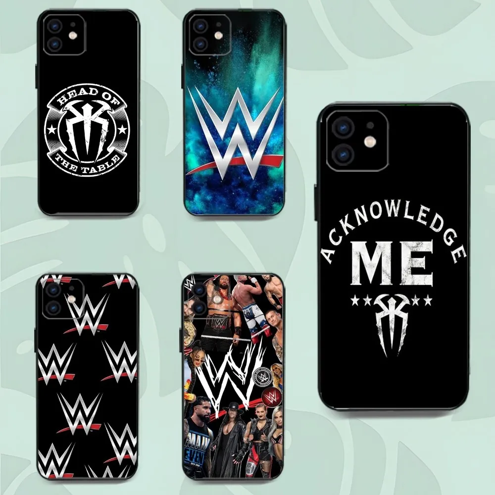 WWE The S-Shield Phone Case For Iphone 15 11 13 14 Pro Max 7 8 Plus X Xr Xs Max Se2020 12mini Cover Case