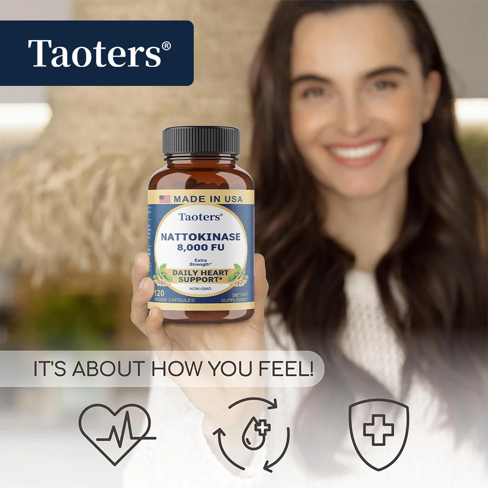 كبسولات مكملات Nattokinase 8,000 FU، تساعد على تنظيف الأوعية الدموية، وتمنع ارتفاع ضغط الدم، وتحسين صحة الأوعية الدموية