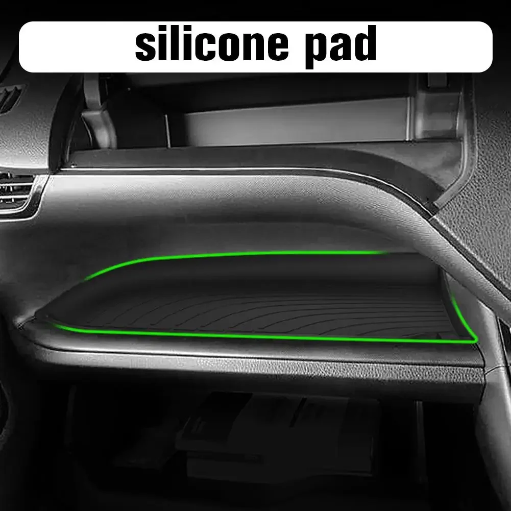 For Toyota Voxy/ NOAH 80 2014-2021 Car Co Pilot Silicone Storage Pad Anti Slip And Heat-resistant Car Interior Decoration Tray 3