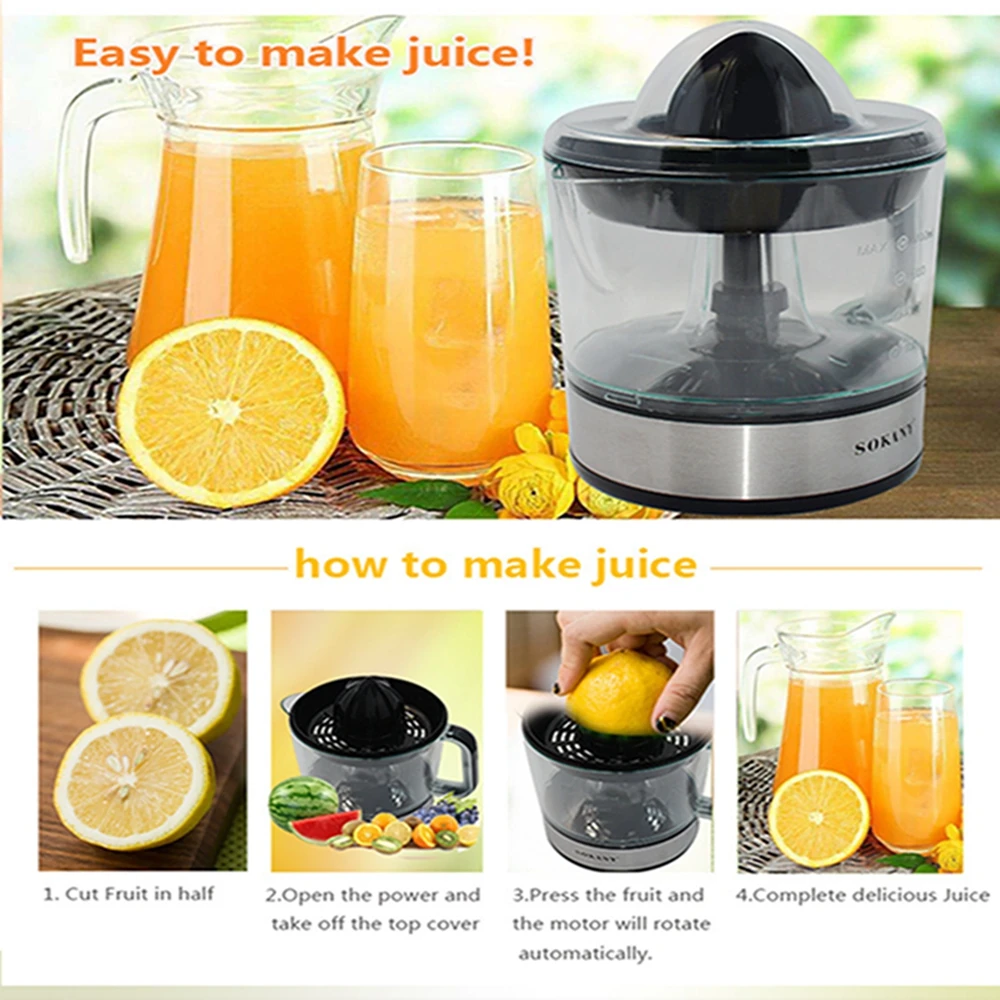 700ML Juicer machine Electric Orange Lemon Fruit Squeezer Extractor Mini  Lemon Juicer Fruit Press Machine 220-240V