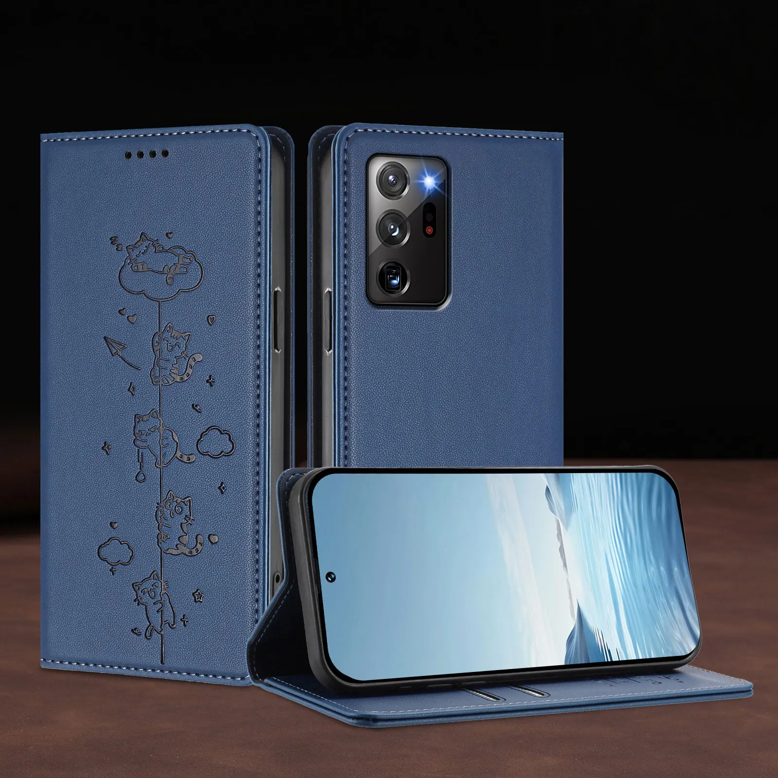 Magnetic Wallet Flip Leather Phone Case For Samsung Galaxy Note 20 Ultra 20 10 Lite 10 Plus 10 9 8 Luxury Back Cover