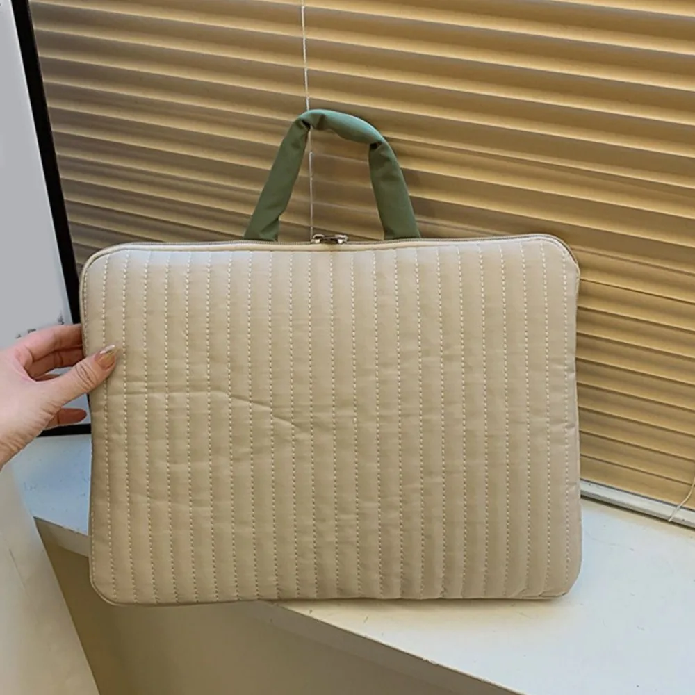 

Fashion Shockproof Tablet Bag Soft Korean Style Laptop Protective Bag With Handle Handbag Case For 11-14in Laptop