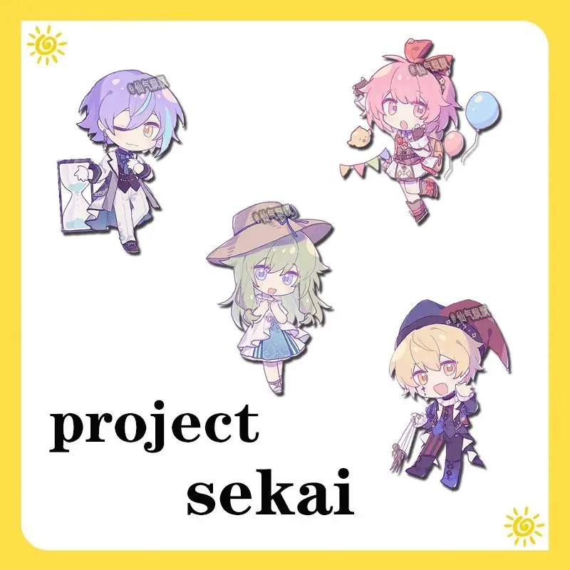 

4 шт. проект Sekai аниме Asahina Mafuyu Akiyama Mizuki брошь для рюкзака косплей значок аксессуары украшение одежды подарок