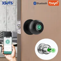 XSDTS con cerradura de puerta inteligente biométrica Tuya, cerradura electrónica sin llave, puerta de seguridad, entrada, casa, apartamento