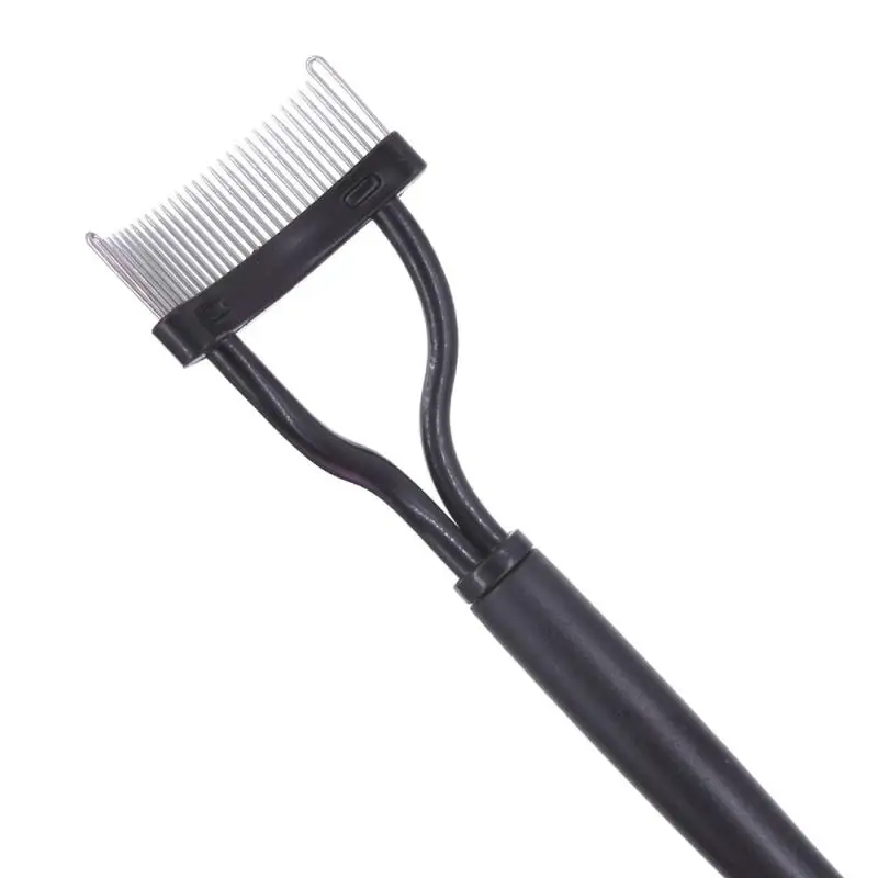 Peigne à cils en métal pliable, guide applicateur de mascara, séparateur de cils, brosse à cils en métal, outils de maquillage de beauté, cosmétiques