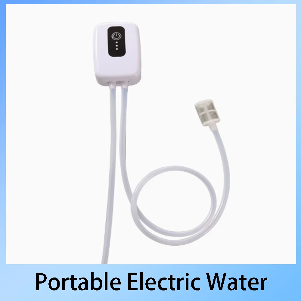 Portable Rechargeable Electric Suction Pump for Water Wine Liquor Transfer Fish Tank Use - Compact Size