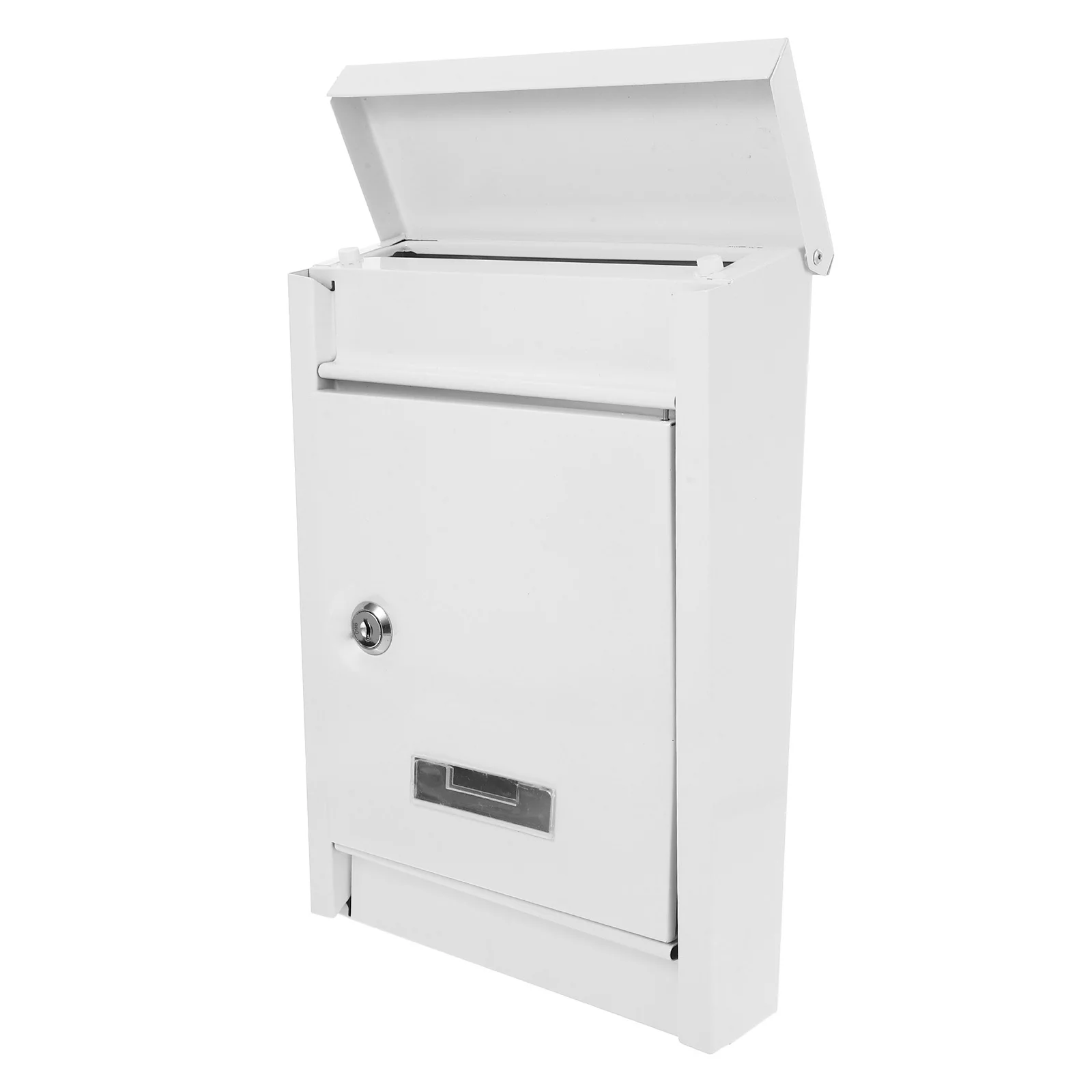 

Waterproof Mailbox Wall Mount Large Iron Lockable Outdoor Letter Box Black Metal Post Box For Garden