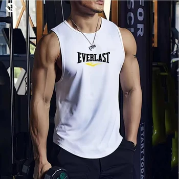 Breathable Mesh Tank Top 3 Summer Breathable Mesh Men's Vest Round Neck Sports Running Man Top Gym Daily Fashion Sleeveless Casual Tee Shirt 2026 3