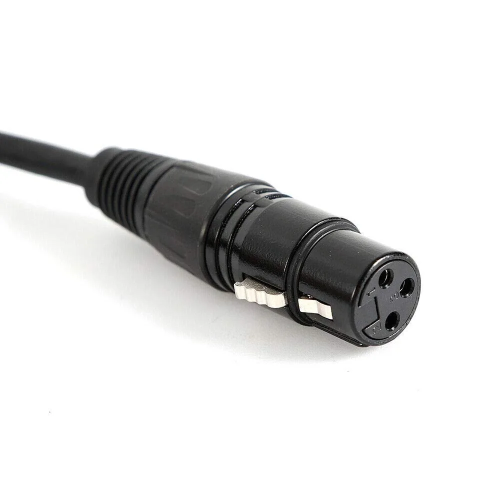 10 Stück DMX-Kabel, 2 m, professionelles DMX-Mikrofon-Signalkabel und Anschlusskabel für Bühnenlicht – Detail 4