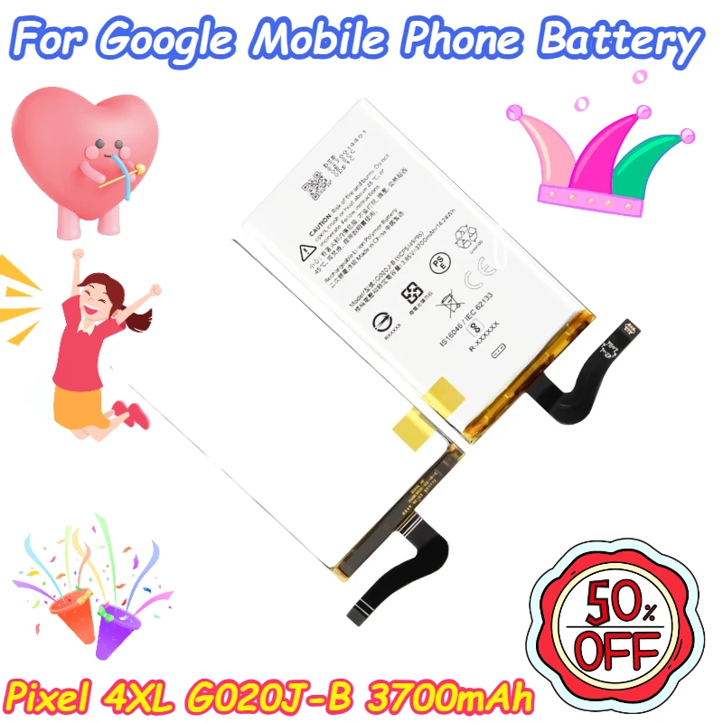 

For Google Pixel 4XL Mobile Phone Battery G020J-B 3700mAh