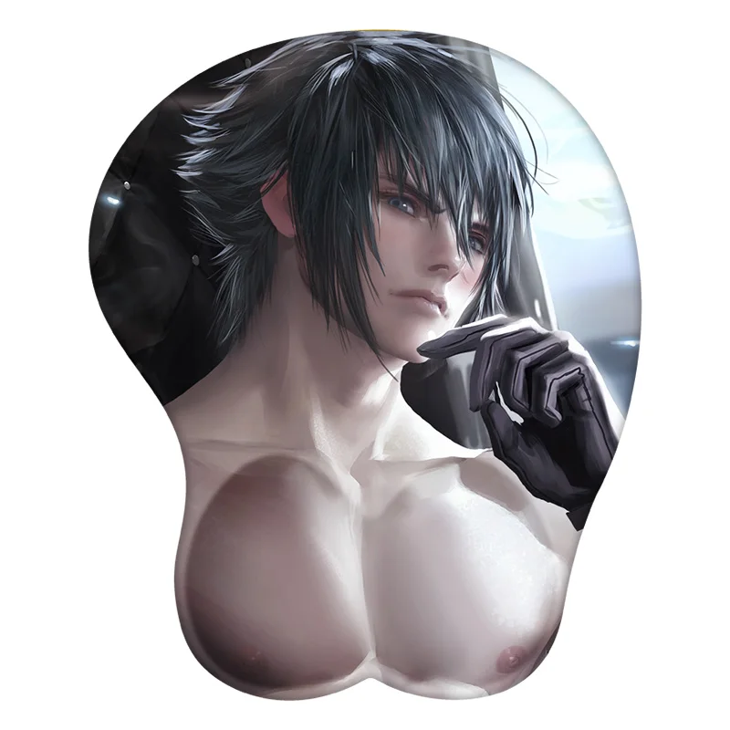 

Noctis Lucis Caelum 3D Mouse Pad Anime Mousepad Wrist Rest Silicone Sexy Creative Gaming Mat Gift