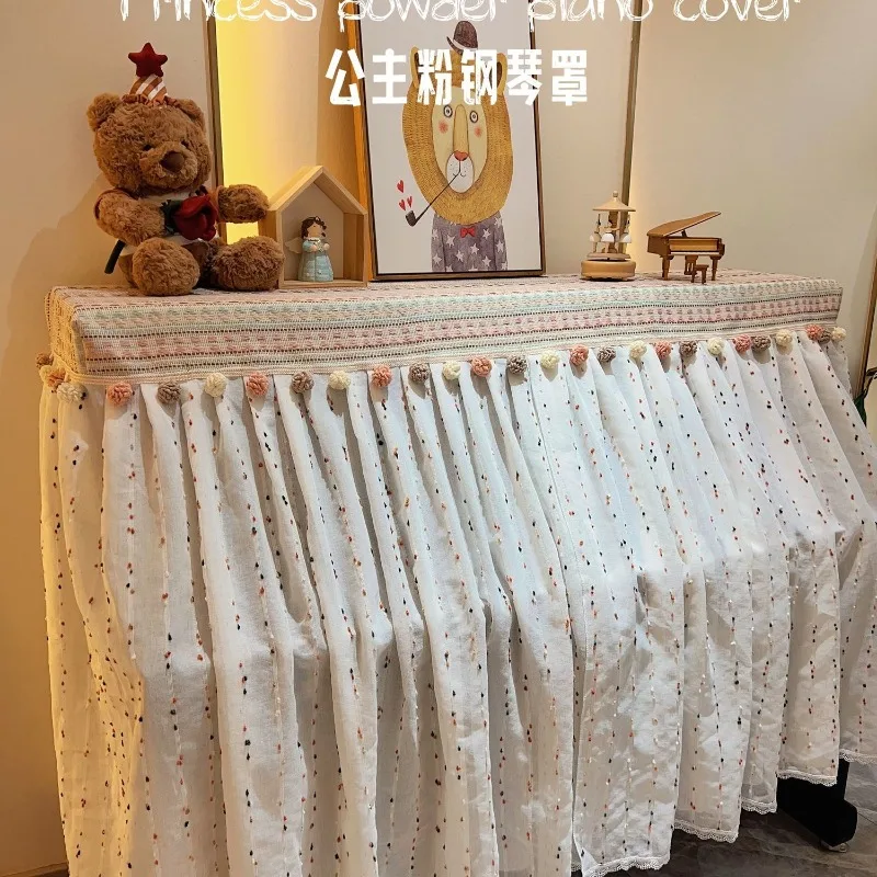 

Dopamine Series Princess Pink Prince Blue Piano Full Cover Upright Piano Universal Piano Cover