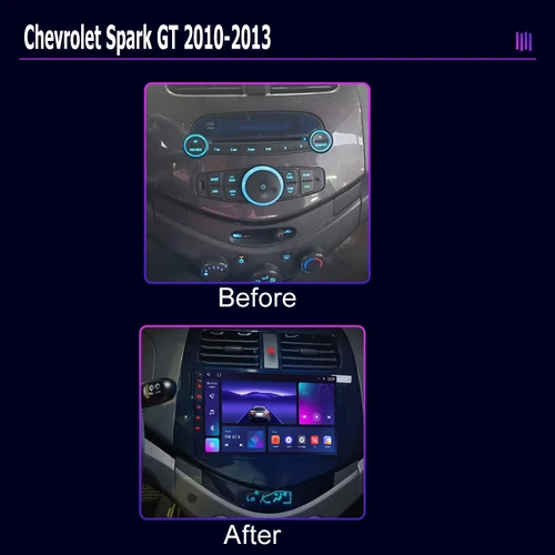 Imagen 2 del producto Roadivox Android Radio de coche para Chevrolet Spark GT 2010-2013 navegación GPS reproductor de vídeo Multimedia grabadora de cinta pantalla estéreo