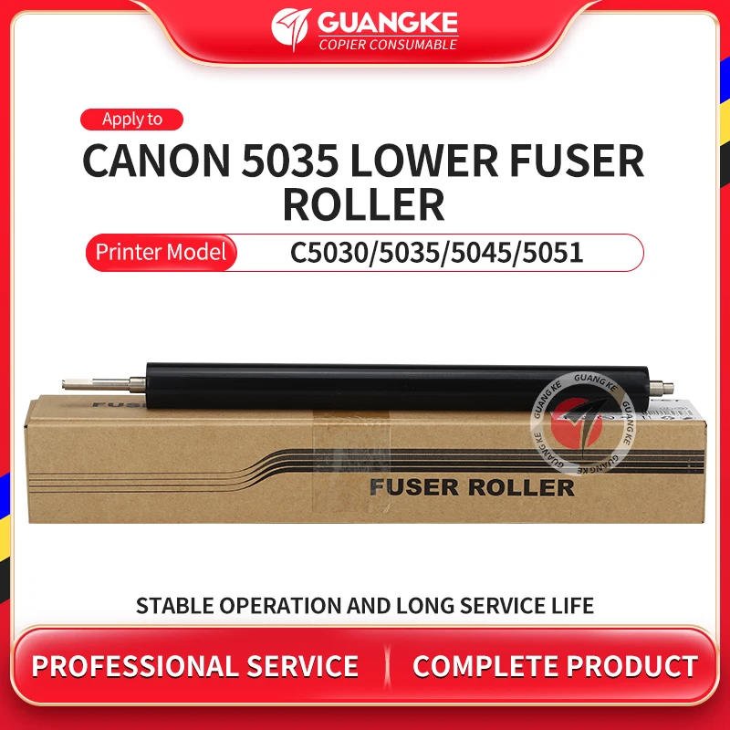 Lower Pressure Roller For Canon iR ADVANCE C5030 C5035 C5045 C5051 C5235 C5240 C5250 C5255 Upper Fuser Rollers