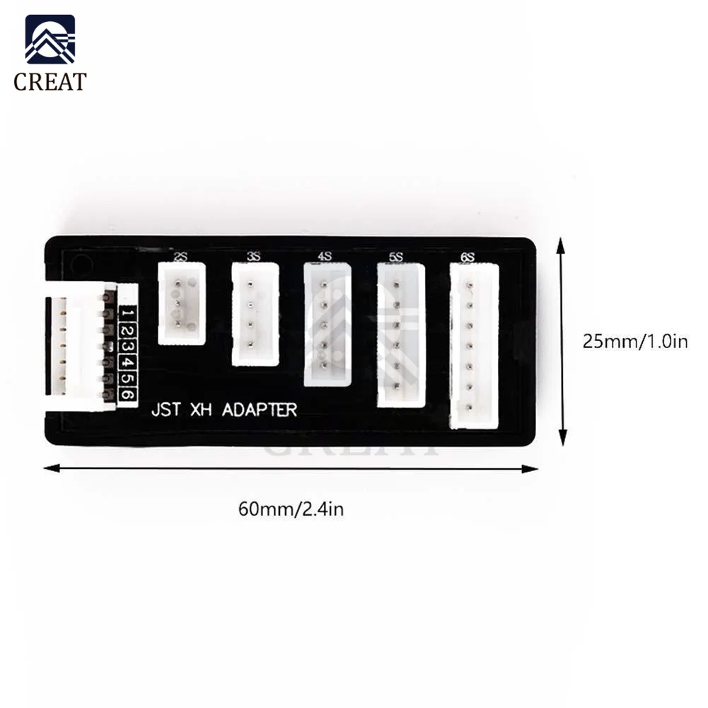 2S-6S Lithium Battery Balanced Charger Expansion JST XH Adapter Board for RC Lipo battery MEGA Power 860 and 960 chargers