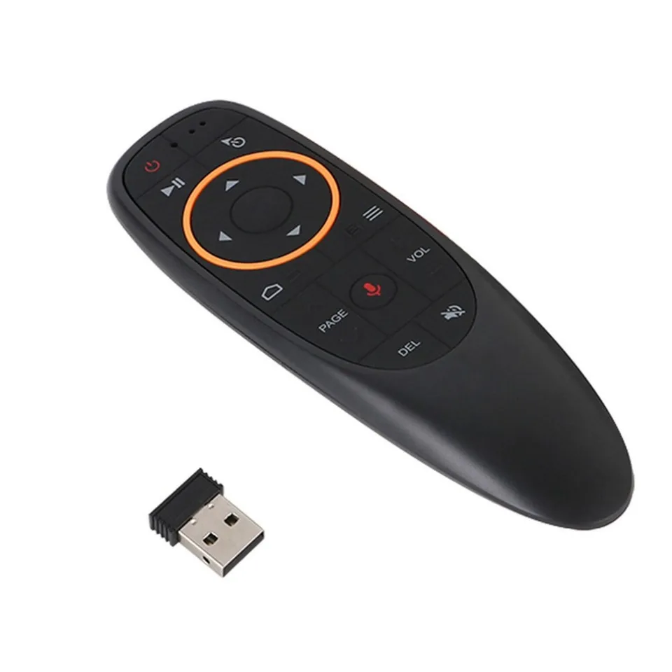 Control remoto de aire G10S con voz y giroscopio inalámbrico 2.4G para H96 MAX X88 PRO HK1 Q5 Android TV Box X96 DQ03 H98 Mini TV Stick 4