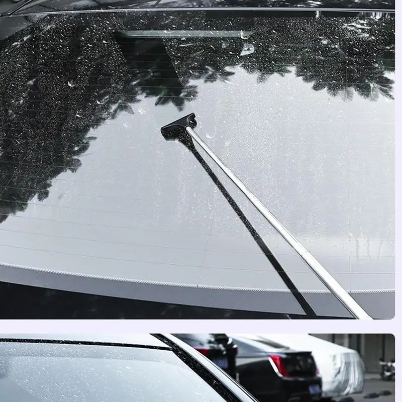 Pelle à neige universelle pour voiture, grattoir à glace, outil de dégivrage de pare-brise, outils d'essuie-glace de déneigement de verre, accessoires automobiles, Wquinze