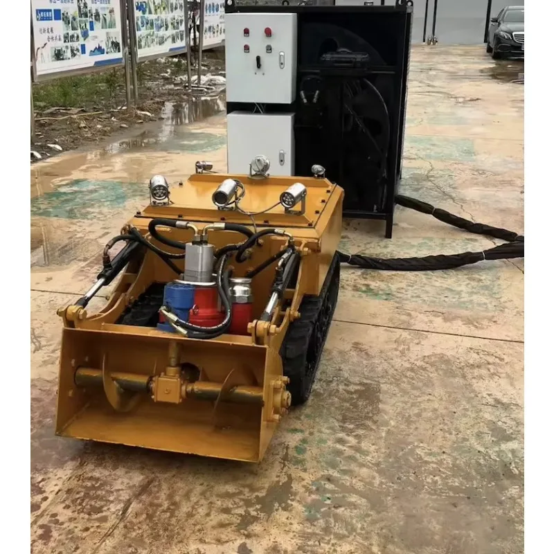Highly Efficient  Highly Efficient and Convenient Dredging Waterways and Reservoirs River Cleaning Robotic Tracked Vehicle