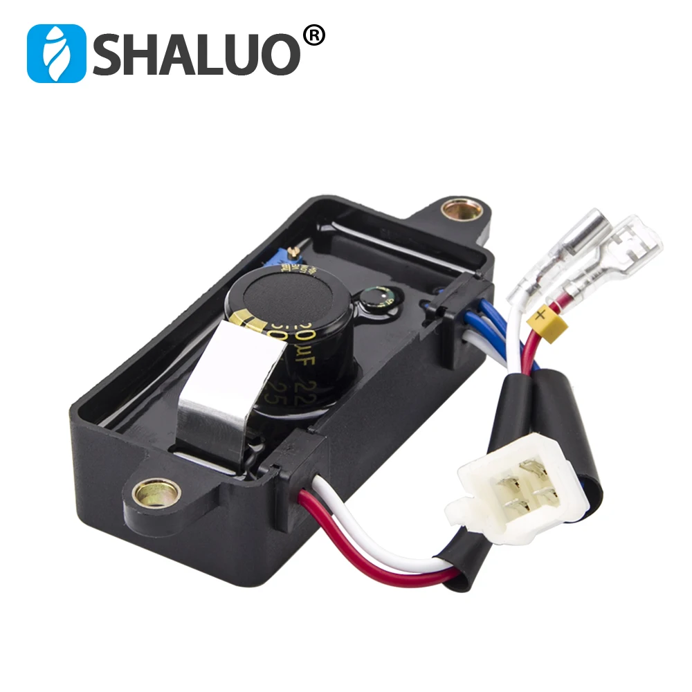 Produktbild von Ejoyous Spannungsregler (AVR) Für Benzingenerator – Elektrischer Start, 2–3 KW, Kompatibel Mit 168F, Schwarz