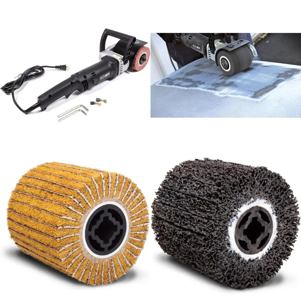 مطحنة آلة طبلة تكييف السطح، صنفرة، عازلة، ملمع مع 6 سرعات، 9 أمبير، محرك 3700 دورة في الدقيقة لـ Precision Surface Fi #1