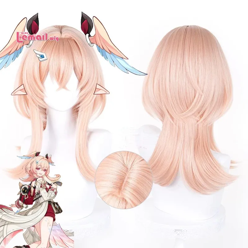 

Парик L-email Genshin Impact Linnea для косплея, 50 см, в стиле медузы, термостойкий, для Хэллоуина и рождественских вечеринок