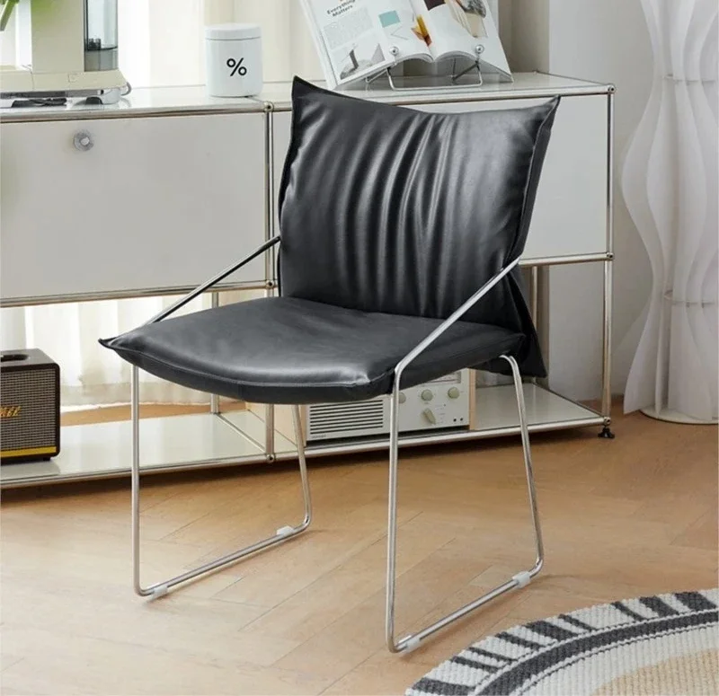 الشمال المنزل ضوء الطعام الفاخرة في العتيقة مصمم بسيط الحديثة عارضة مكتب الظهر كرسي واحد حار جديد