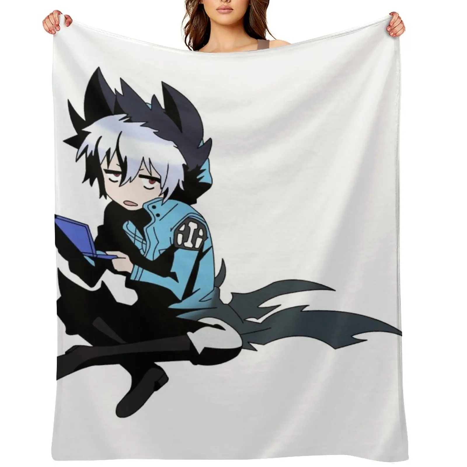 

Servamp Kuro Cute Sleepy Playing Games Throw Blanket Luxury funny gift Bed covers Thin Blankets