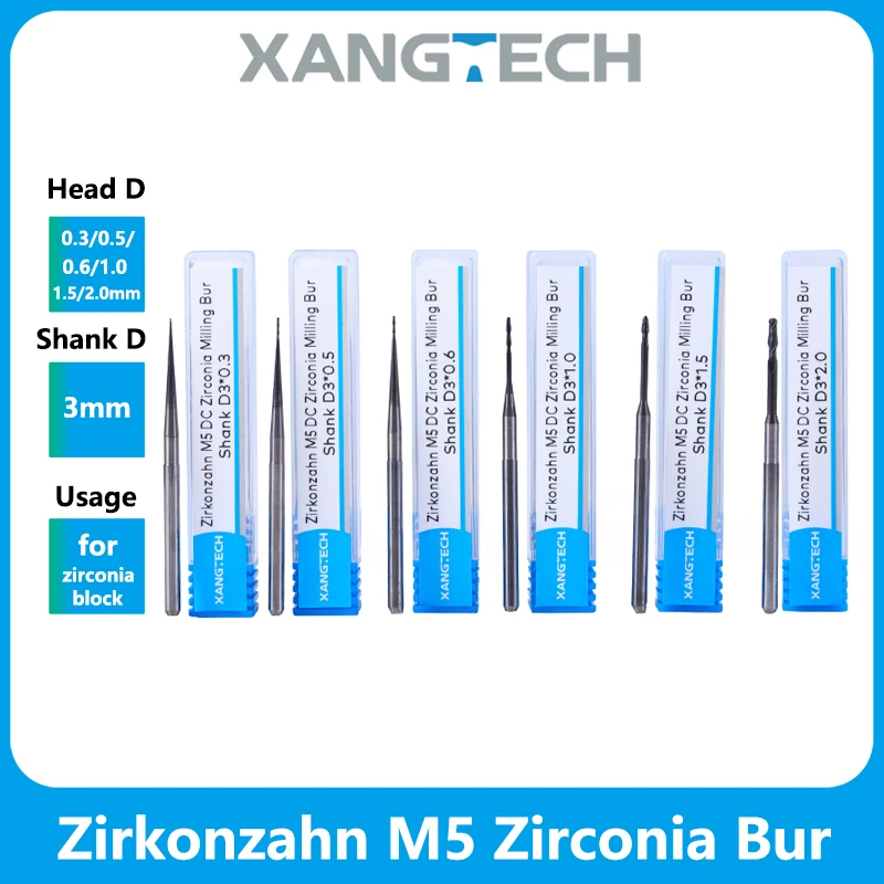 

Zirkonzahn M5 Циркониевые фрезы Боры Стоматологические шлифовальные инструменты с алмазным покрытием D3